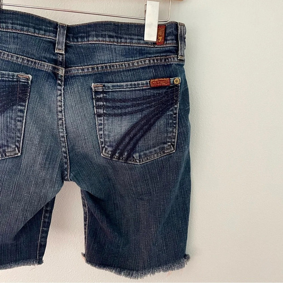 7 For All Mankind DOJO medium wash shorts size 29 - Picture 7 of 9